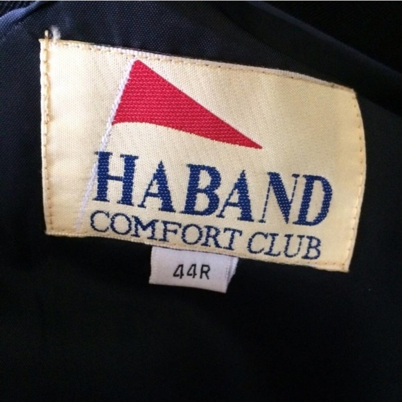 Haband Comfort Club Black Sport Coat 44R - Picture 3 of 5
